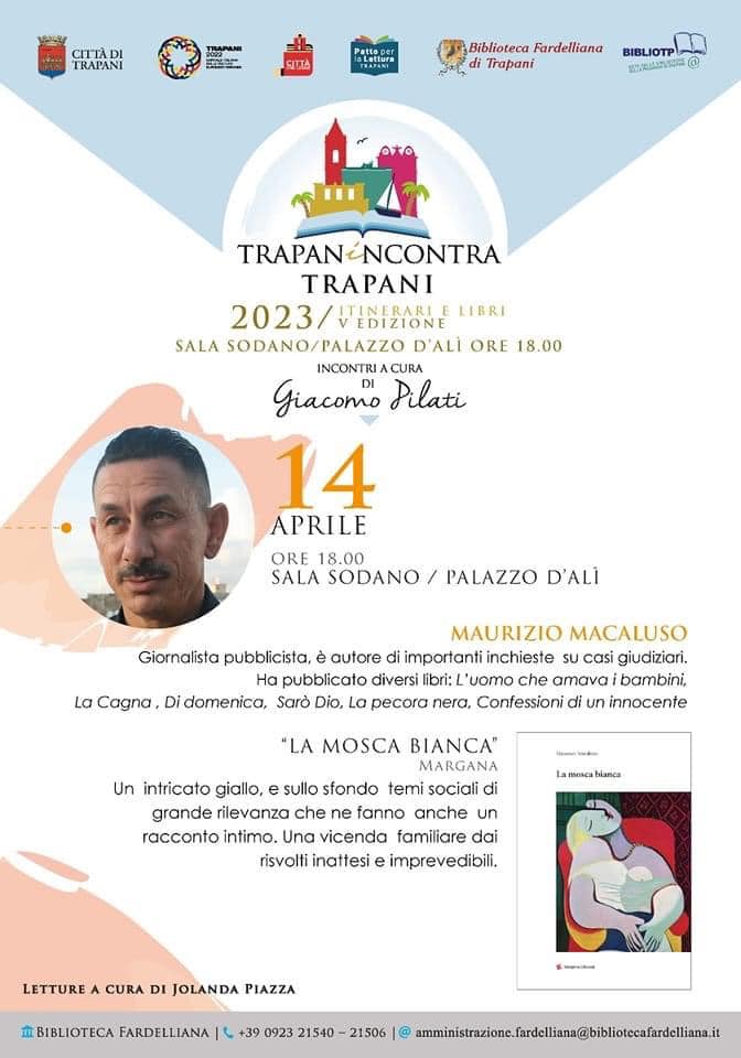 La mosca bianca – Incontro con Maurizio Macaluso – Sala Sodano, 14 aprile ore 18.00